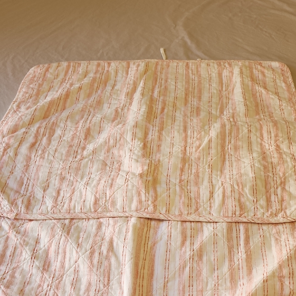 Pillow Shams Nicole Miller Pink and Cream